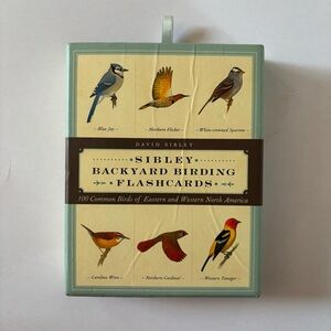 Sibley Backyard Birding Flashcards Nature Study Homeschool Montessori Learning